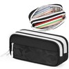 KTMOUW Estuche para Lapices Gran Capacidad con 3 Compartimentos con