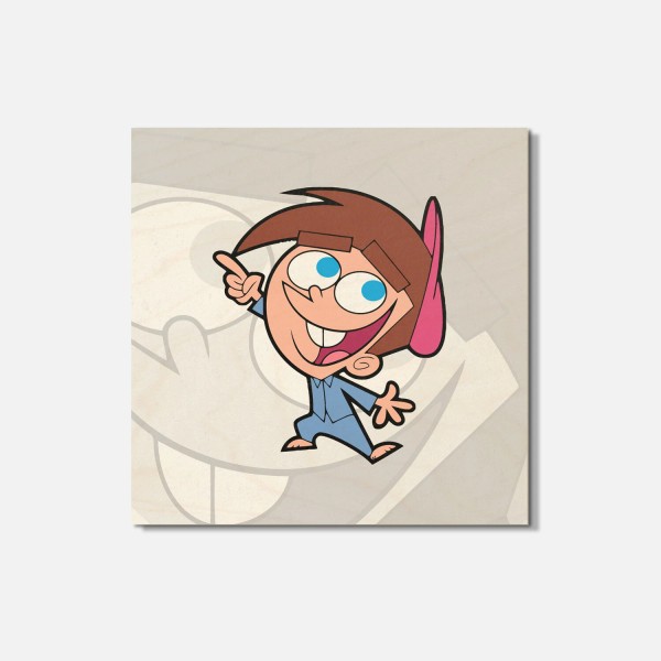Unbranded Fairly OddParents Cartoon Timmy Turner 4'' X 4'' Square