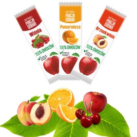 Be Now! Healthy Fruit Bars - Apple & Peach, Orange, Cherry, Strawberry, Plum, Blackberry 100% Organic Fruit Snacks for Kids and Adults - Sugar Free Snacks, Vegan, Non-GMO, Gluten-Free Snacks, Fruit Snacks.