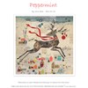 Peppermint Reindeer Christmas Collage Applique Quilt Pattern by Laura Heine