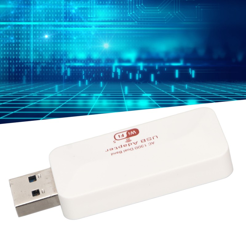 USB WiFi Adapter USB3.0 Dual Band 1300Mbp High Speed MU