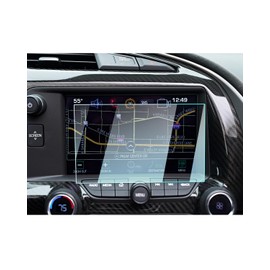 BIXUAN 2014-2018 2019 Chevy Corvette Screen Protector - For Corvette 8 Inch Infortainment Touchscreen Film, 2019 Corvette Accessories 9H Tempered Glass Infortainment Cover Anti-Fingerprints Scratch