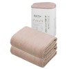CBJAPAN Carari Day Bath Towel, 5x Water Absorbency Microfiber, Pink,