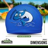 1pk Kids Swimming Cap for Boys | Blue Swimming Cap