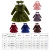 Baby Dress Girls Long Sleeve Lace A Line Princess Velvet