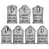 Arosche Halloween Horror Tombstone Plastic Yard Signs 7Pcs with Stakes