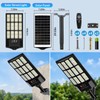 JWT 2 Pack Solar Street Lights Outdoor Waterproof, Commercial Solar