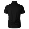 HOOD CREW Man’s Polo Shirt Casual Basic Designed V-Neck Tee