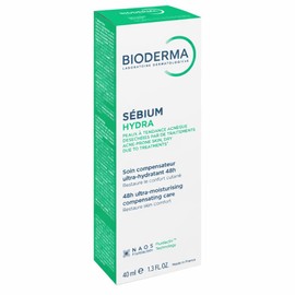 BIODERMA, Sébium Hydra, Crema Facial Hidratante Restauradora, Skincare Piel Grasa, Acción Hidratante por 24 Horas, 40ML