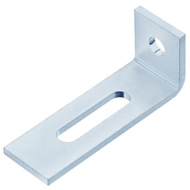 6 Pcs 1 Hole, 1 Slot Adjustable Corner Angle for 1-5/8" Strut Channel, Accept 1/2" Bolt, 5.7mm Thickness, 1-5/8"x1-7/8"x5"