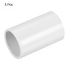 sourcing map PVC Pipe Connector Straight 25 mm Connection for