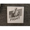 Trump “Fight” Coaster White Ceramic Set Of 4