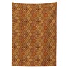 ABAKUHAUS Moroccan Tablecloth, Floral Motifs Ottoman, Dining Room Kitchen Rectangular