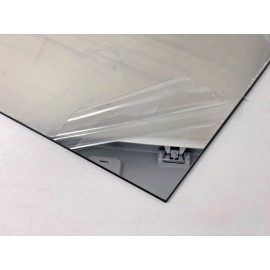 Acrylic Mirror Clear Plexiglass .125" - 1/8" x 12" x 24” Plastic Sheet