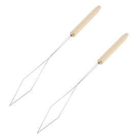 LT Easiyl 2pcs Brass Fly Tying Bobbin Threader for Fly Tying or Tying Flies 14cm