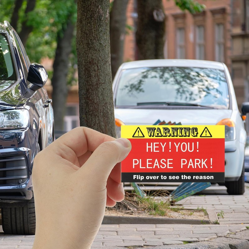 PATIKIL Bad Parking Cards Attention to Parking Cards, 100 Pack
