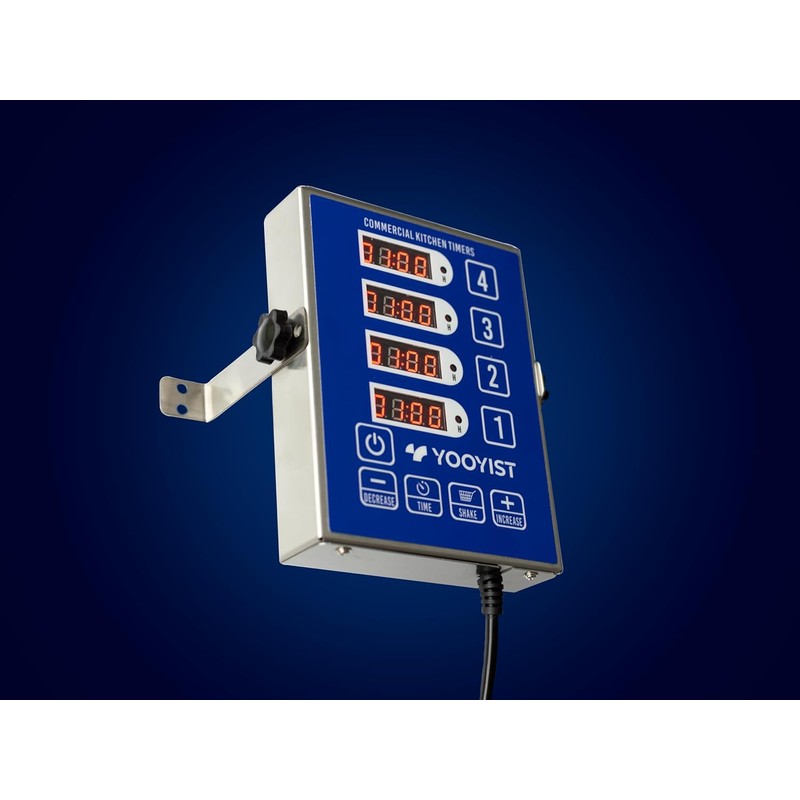 Precision Kitchen Timers for Cooking – 4 Channel Commercial Kitchen