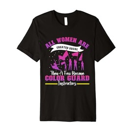 Pole Set Winterguard Clothing Colorguard Members Coach Premium T-Shirt
