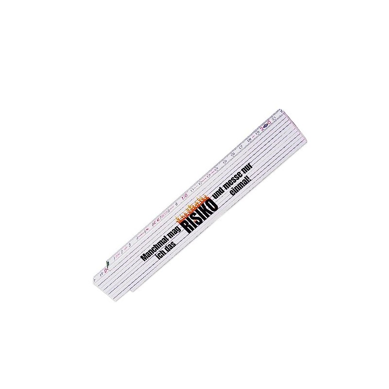 Ruler with Funny Motif – Sometimes I Like the Risk