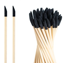 50 Pack Sanding Sticks, Matchsticks Sanding Sticks for Plastic Models, Fine Detailing Sanding Tools for Tight Spaces Wood, 280 Grit, 5.4 x 0.2 Inch