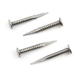 Design61 100x Steel Pins Steel Nails Comb Purposes 2.0 x 20 mm with Round Flat Head Extra Pointed Tip Blank