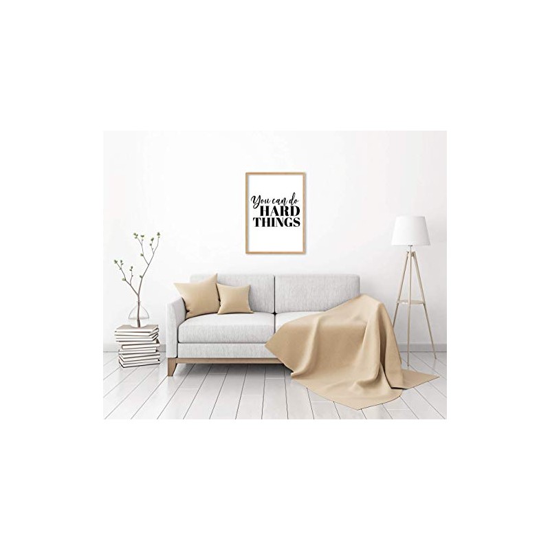 You Can Do Hard Things Poster, Unframed, Minimalist Print