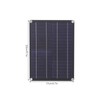 Portable Solar Panel 9.1x6.7in Slim Design Light Weight Widely Used