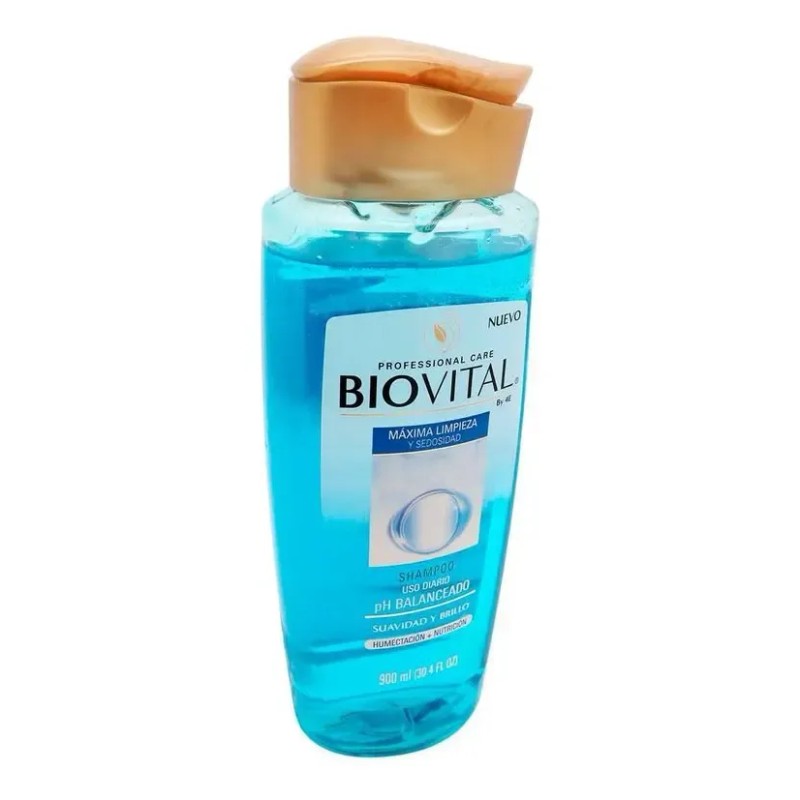 Shampoo Biovital Ph Balanceado Suavidad Y Brillo