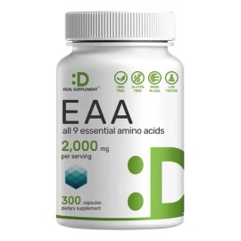 Aminoácidos Esenciales Eaa 2000 300 Cápsulas Sabor