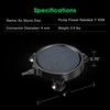 VIVOSUN Air Stone Disc 4 in with Shell and Sucker