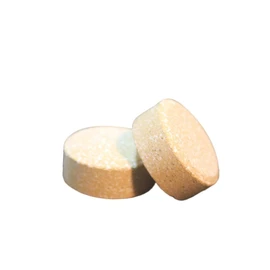 ORFOFE 10pcs Ginger Foot Care Effervescent Tablets for Soothing Massage Detox and Swelling Treatment for Relaxing Foot Baths