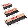 COMENSAL® Rubber Spatula, Tile Spatula, Grout Rubber Wooden Handle, Made