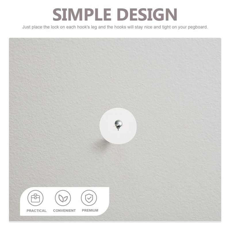 Baluue Peg Hook Stoppers 100pcs Hooks Store Accessory Peg Hook