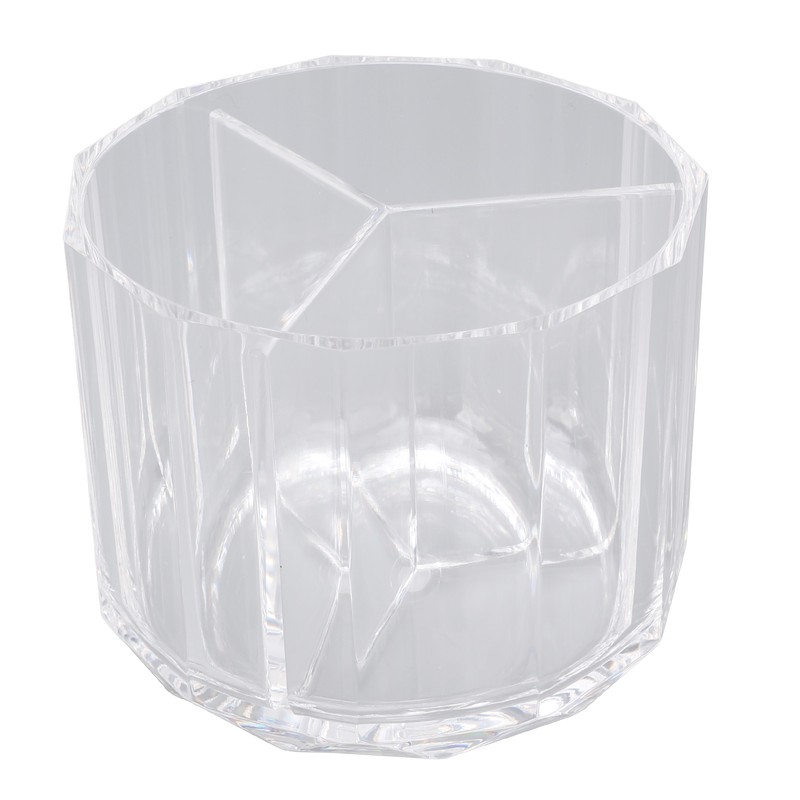 Cotton Swab Holder with Lid Clear Dust Proof Waterproof 3
