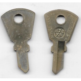 Taylor H78KR Harley Davidson Uncut Key Blank Same as Ilco H78KR