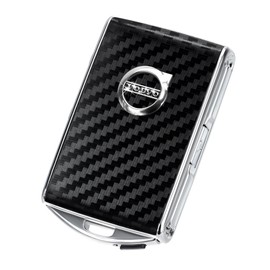 GTWBWRGY Car Key Fob Cover Shell for Volvo S60 S90 XC40 XC60 XC90 V60 V90 Gifts for Man Women (Carbon Black11)
