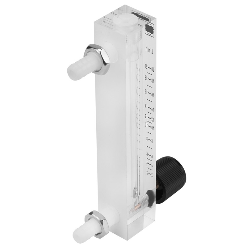 LZQ-7 Flowmeter 2-20LPM Flow Meter with Control Valve for Oxygen/Air/Gas