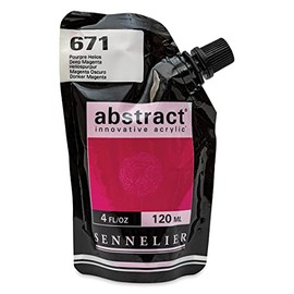 Sennelier Abstract Innovative Acrylic Artist Paint Pouch 120ML (671 Deep Magenta)