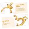 Operitacx Craft Unique Jewelry Metal Frame Photo Frame Bezel Pendants