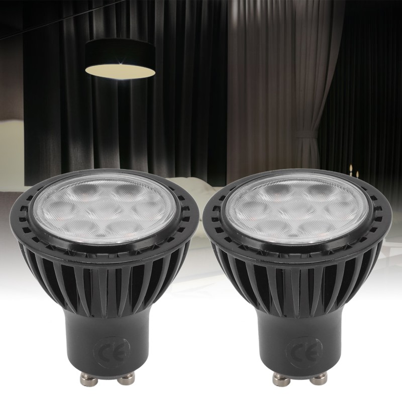 2PCS GU10 Spotlight Bulb 3000K 7W Warm Light LED Bulb