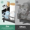 MOUKABAL Dish Drying Rack - Stainless Steel Dish Rack, Dish