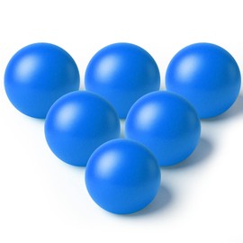 Jenaai 6 Pack Arcade Ball Roll and Score Replacement Balls 2.48 Inch for Family Recreation Rooms, Ladder Toss, Outdoor Yard Replacement Balls for Arcade Ball Toss, Home Recreation Game(Blue)
