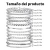 Pulseras Hombre Acero Inoxidable 12 Piezas Plata Joyería