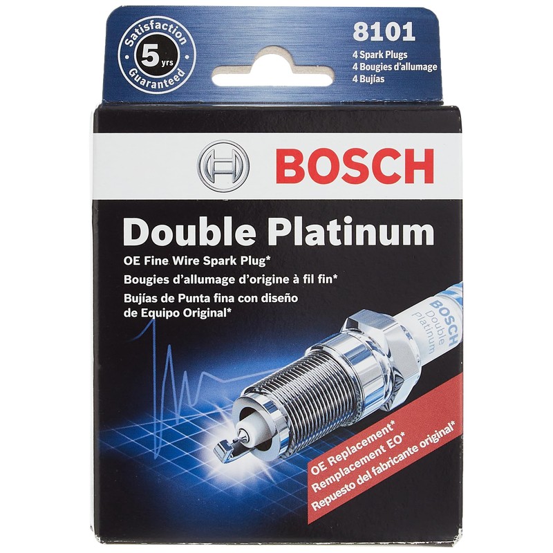 Bosch 8101 - Bujía de platino doble (3 veces más