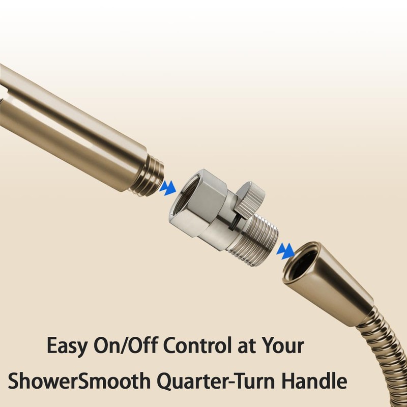 Shower Head Shut Off Valve, 1/2” G Shower Valve, Shower