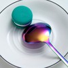 Rainbow Soup Spoon of 12, Berglander 7.5" Stainless Steel Titanium