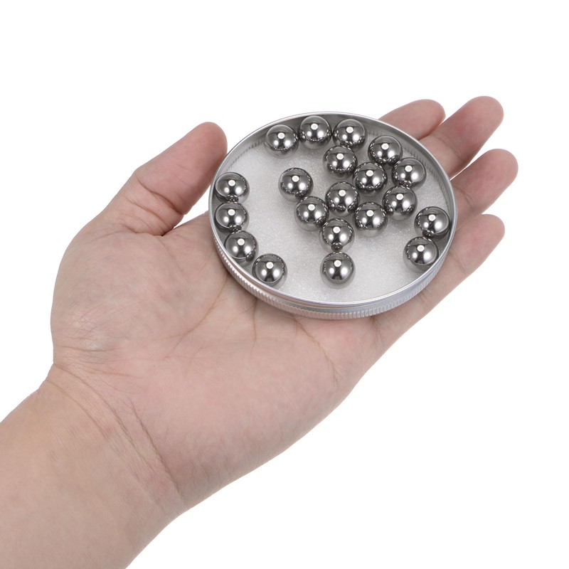 sourcing map 60pcs Precision Balls 12mm Diameter G1000 201 Stainless
