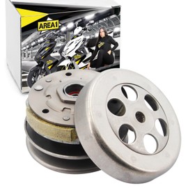 Area1 Replacement Converter + Clutch + Bell 107 mm for Scooter 50 cc China 2-Stroke Engine Compatible with Benero Forstinger Longija Motobi Motowell KSR