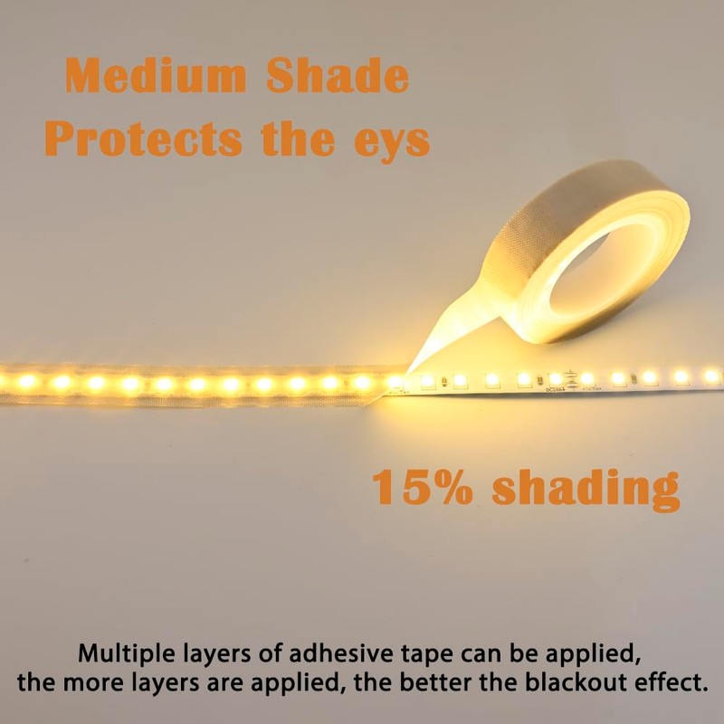 Light Soften Tape 2 PCS 0.59inx29ft Led Light Strip Masking