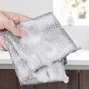 6 PCS Double Layer Non Scratch Wire Dishwashing Cloths Multipurpose